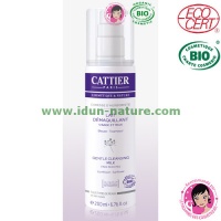Leche desmaquilladora suave para cara y ojos CATTIER